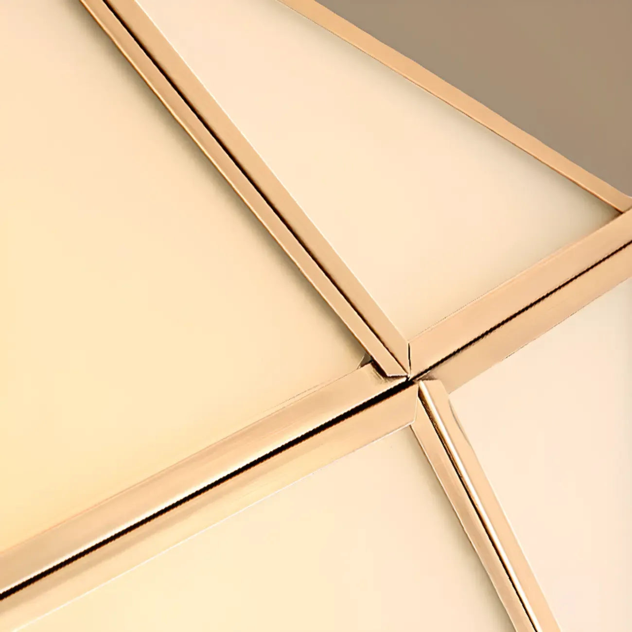 Colonial Glass Flush Mount Ceiling Light for Residential Use