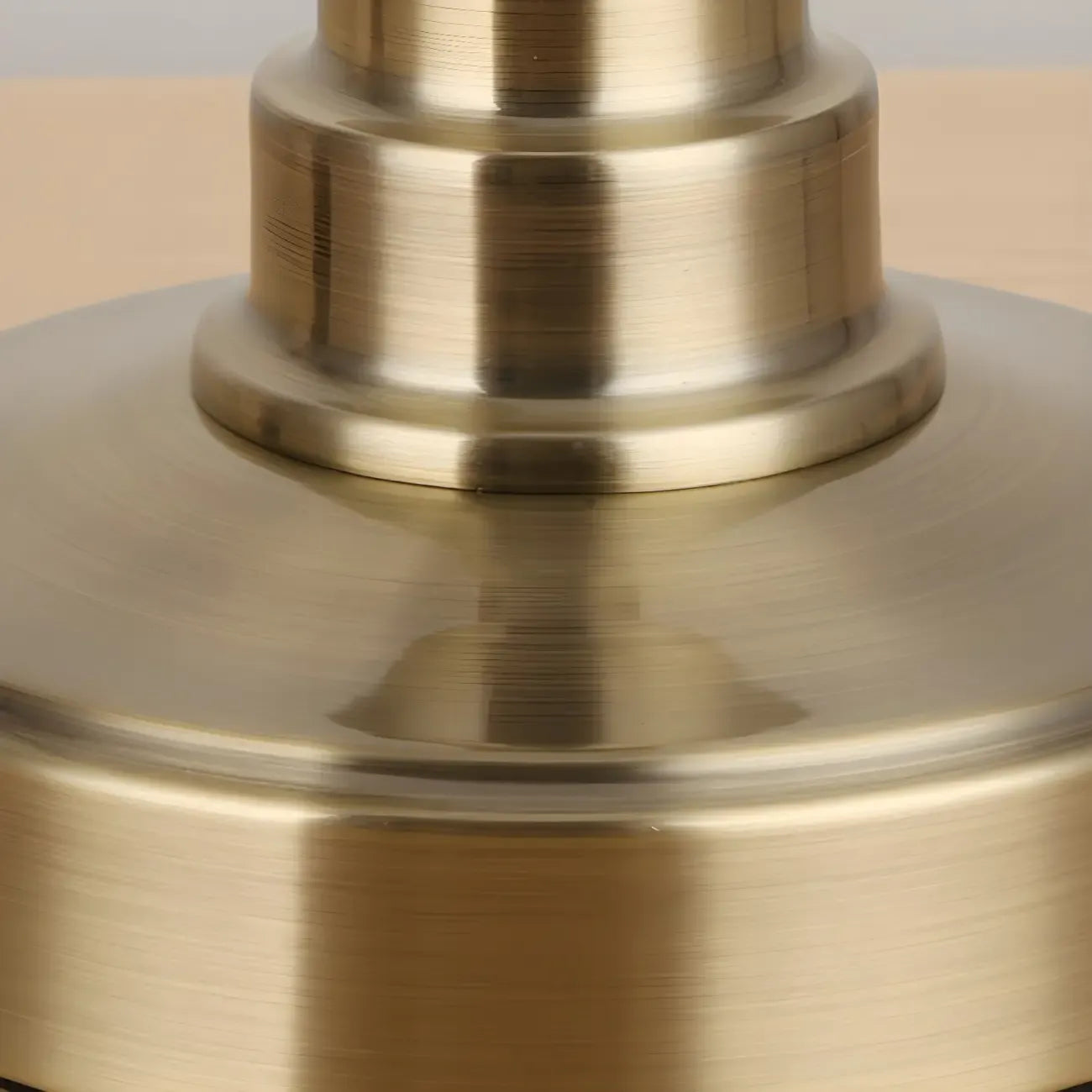 Antique Brass Arc Bowl Shade Table Lamp for Bedroom