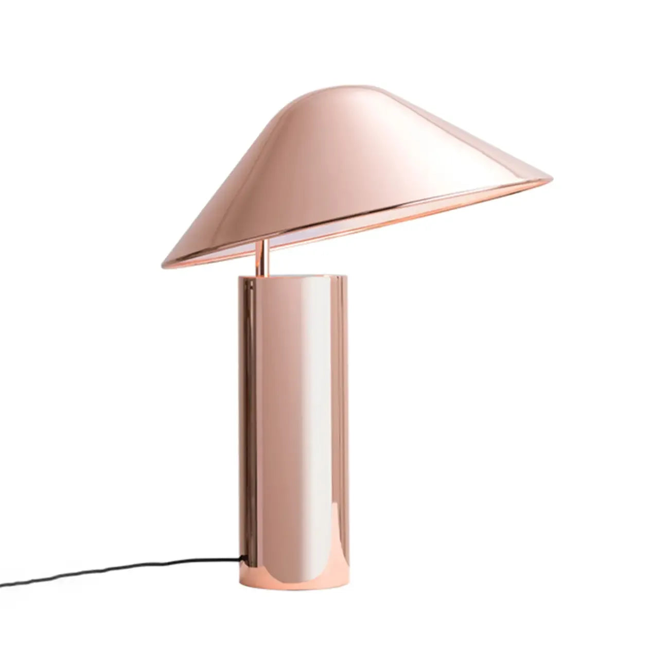 Modern Aluminum Cone Table Lamp for Bedroom