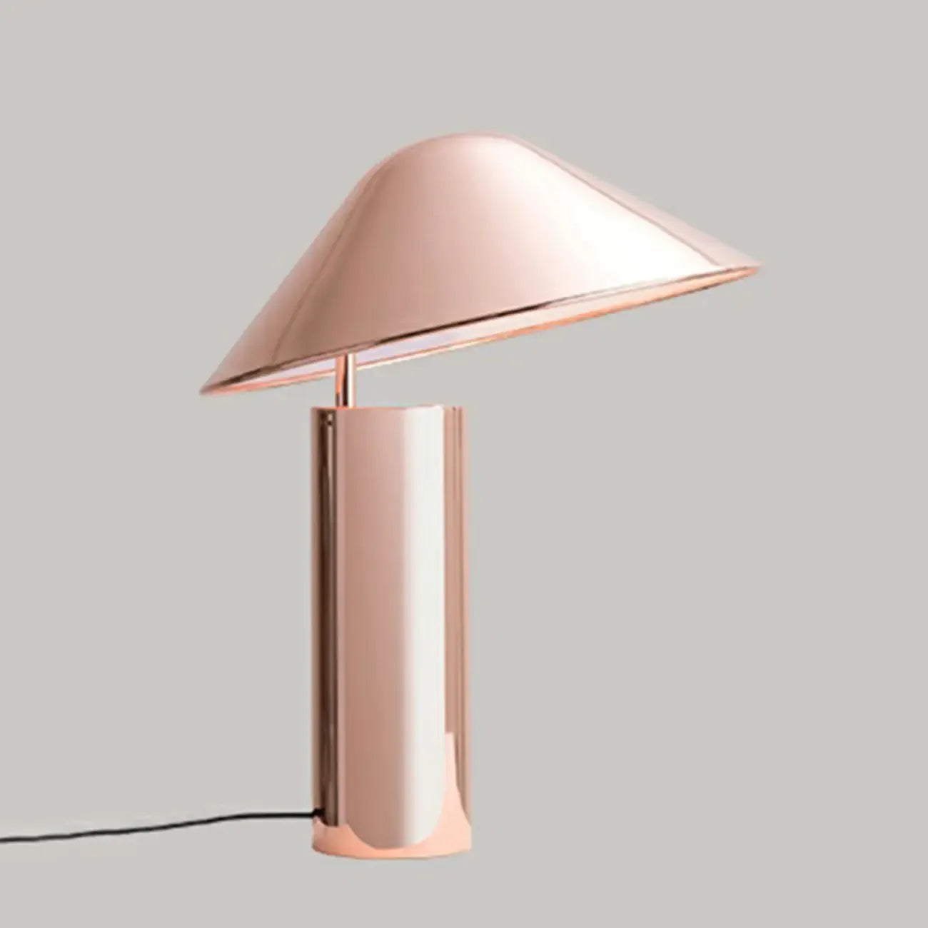 Modern Aluminum Cone Table Lamp for Bedroom