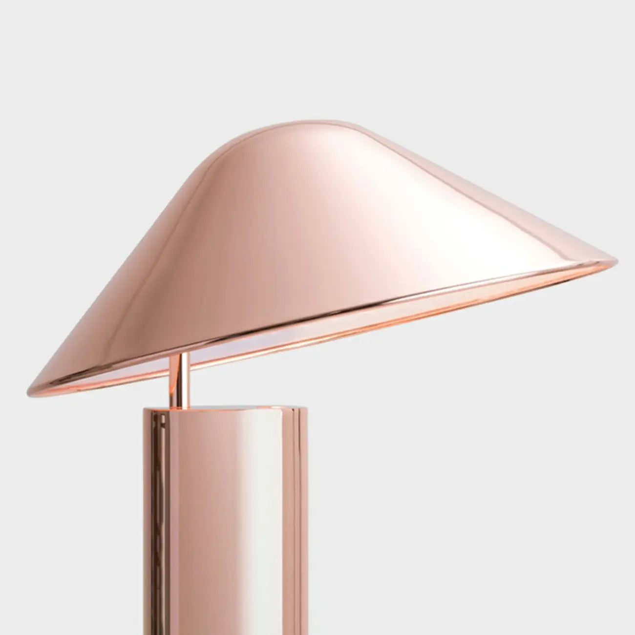 Modern Aluminum Cone Table Lamp for Bedroom