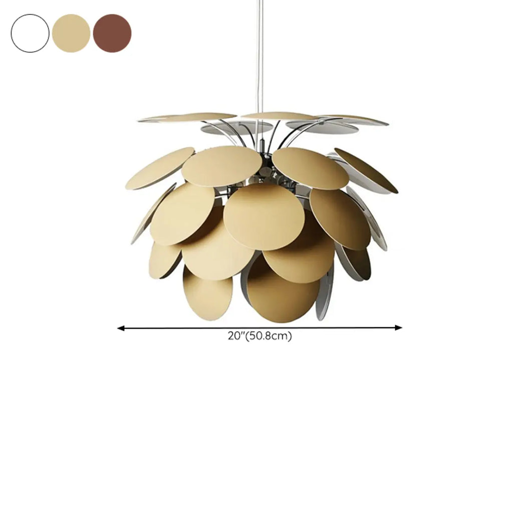 5 Tiers Modern Chandelier with Adjustable Metal Structure