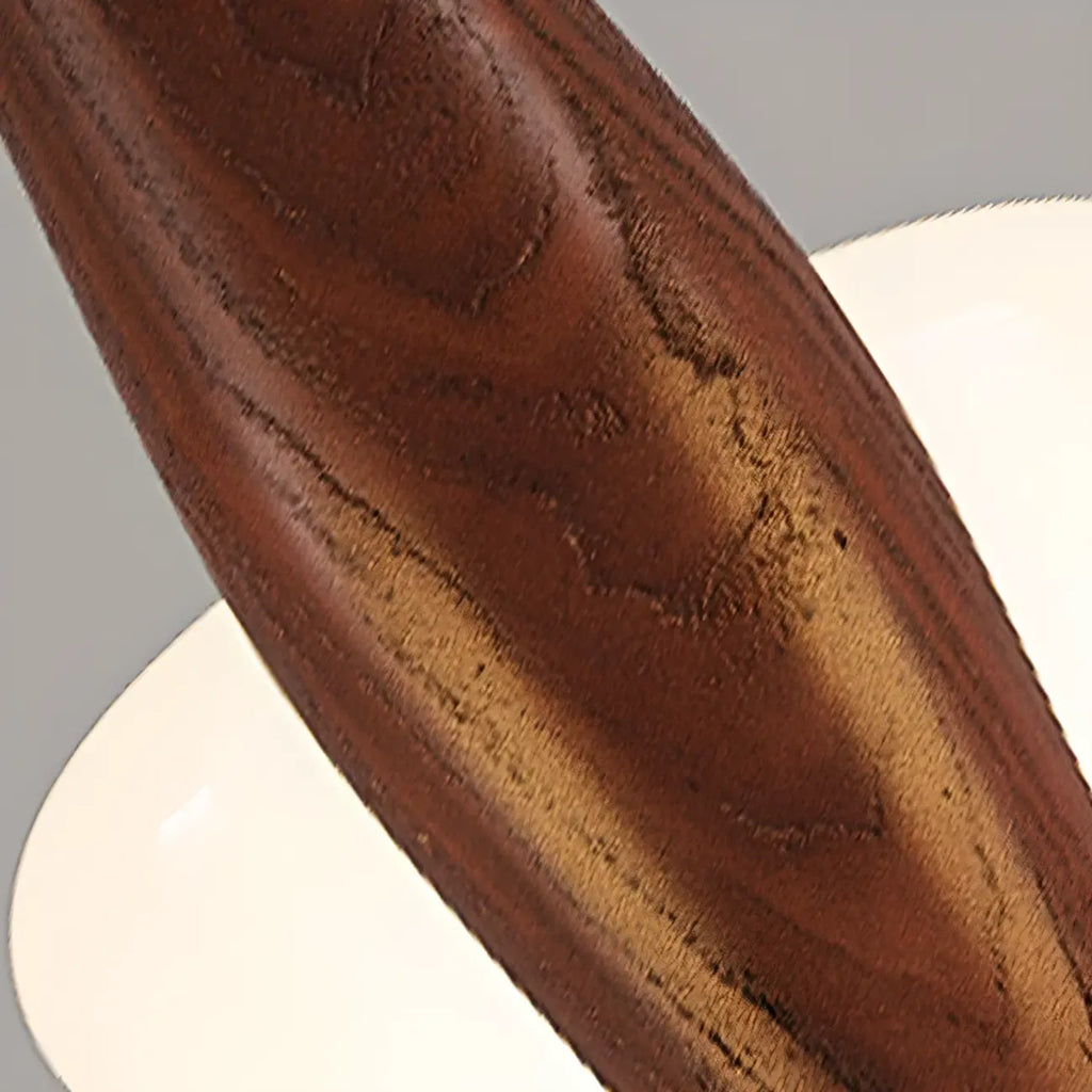 Modern Metal Chandelier with White Glass Shade for Home Decor