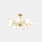 Modern Brass Branch Chandelier with Elegant Design