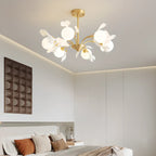 Modern Brass Branch Chandelier with Elegant Design