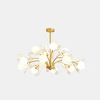 Modern Brass Branch Chandelier with Elegant Design