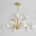 Modern Brass Branch Chandelier with Elegant Design
