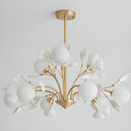 Modern Brass Branch Chandelier with Elegant Design