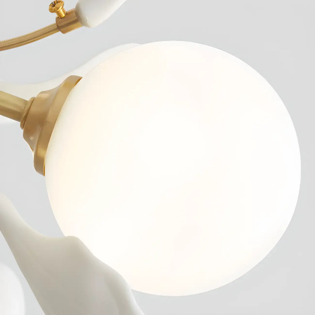 Modern Brass Branch Chandelier with Elegant Design