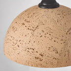 Industrial Marble Effect Dome Pendant Light for Dining Room