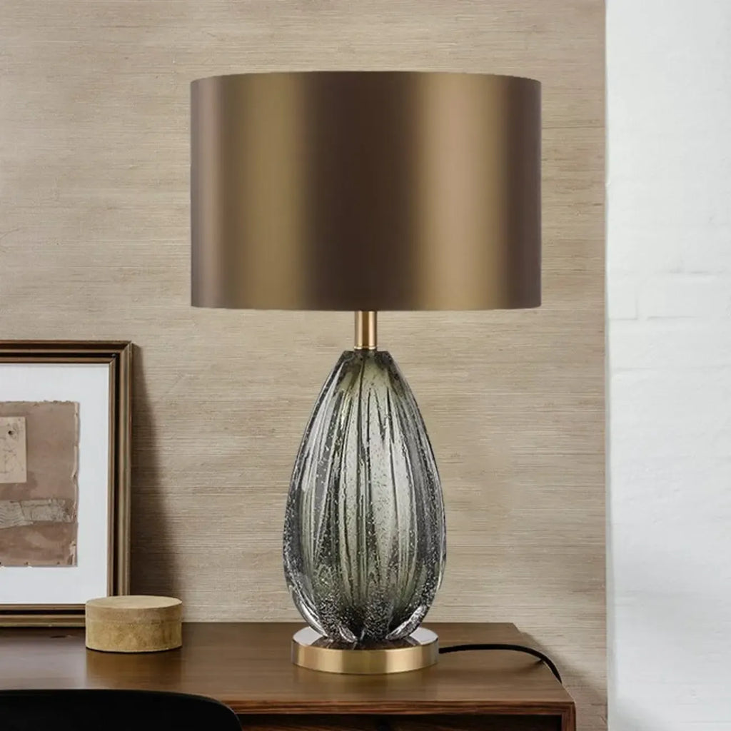 Modern Geometric Crystal Table Lamp for Residential