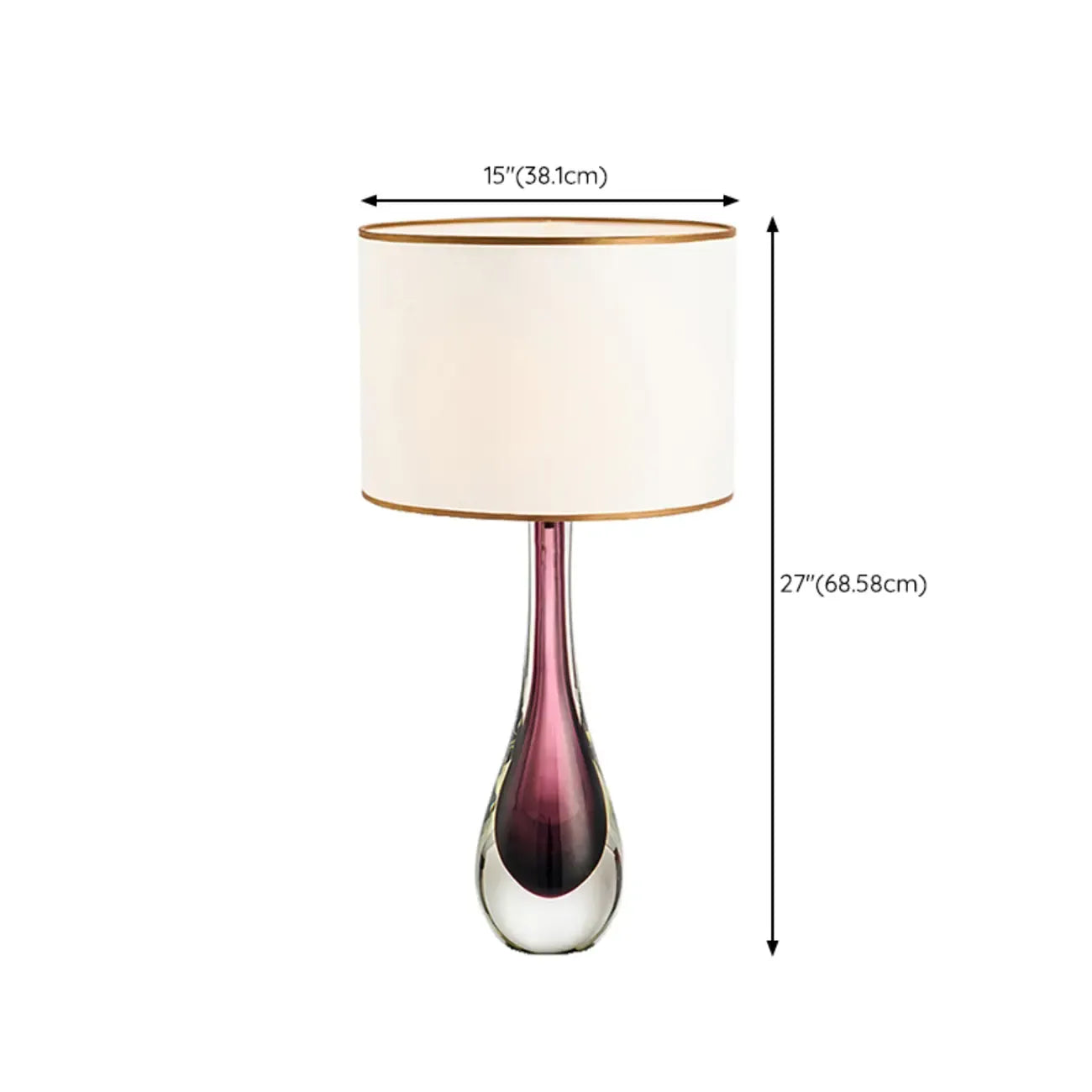 Modern Geometric Crystal Table Lamp for Residential
