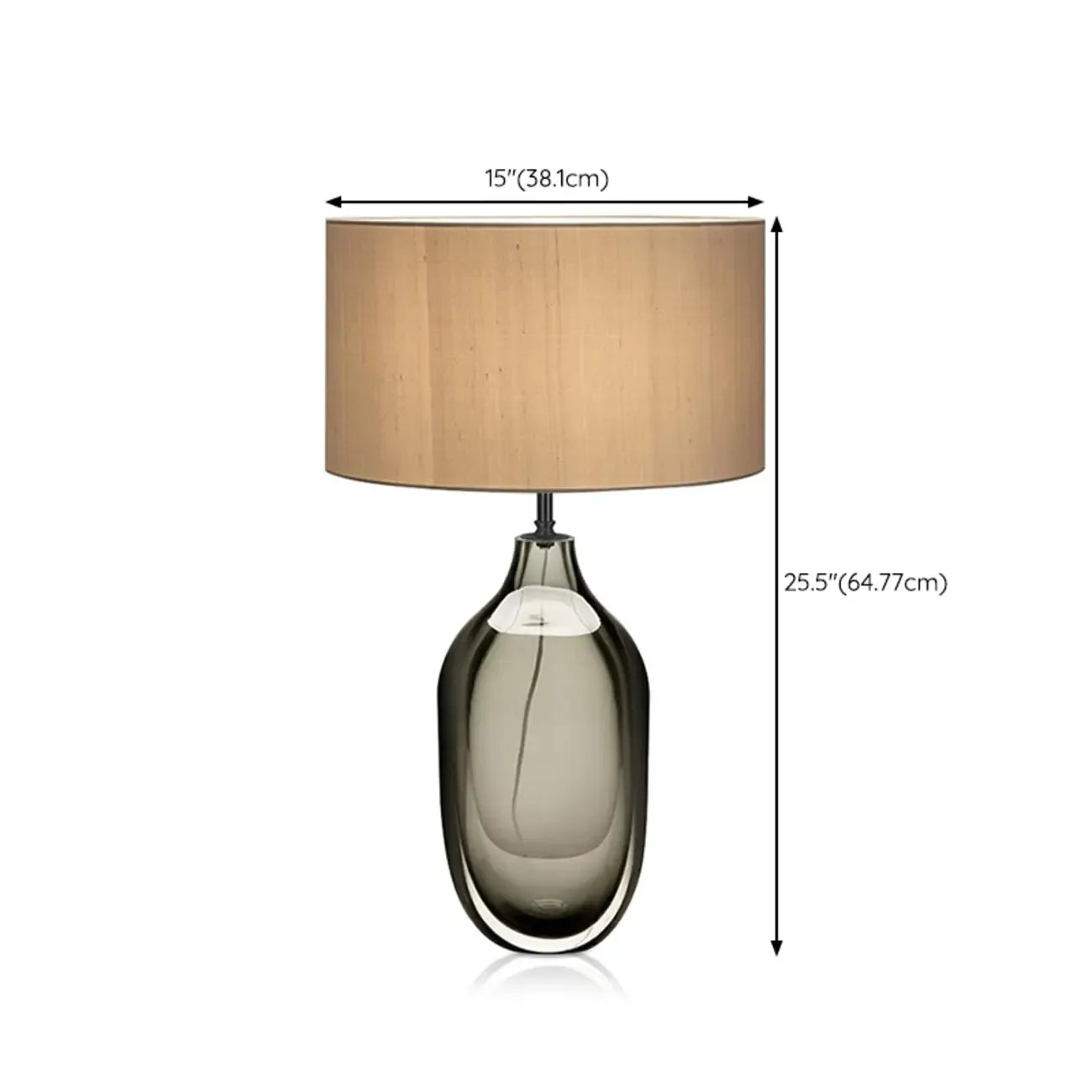 Modern Geometric Crystal Table Lamp for Residential