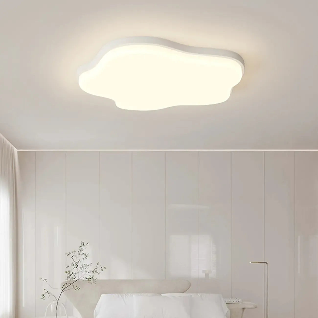 Acrylic LED Flush Mount Ceiling Light for Residential Use
