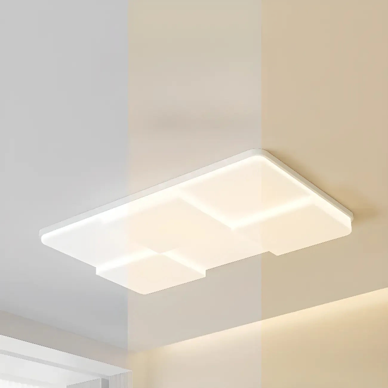 Acrylic LED Flush Mount Ceiling Light for Residential Use