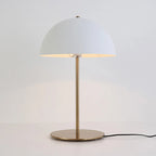 Macaron Iron Dome Shade Metal Table Lamp Plug in Electric
