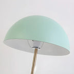Macaron Iron Dome Shade Metal Table Lamp Plug in Electric