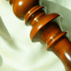 Modern Elegant Wooden Base Fabric Table Lamp for Bedside