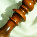 Modern Elegant Wooden Base Fabric Table Lamp for Bedside