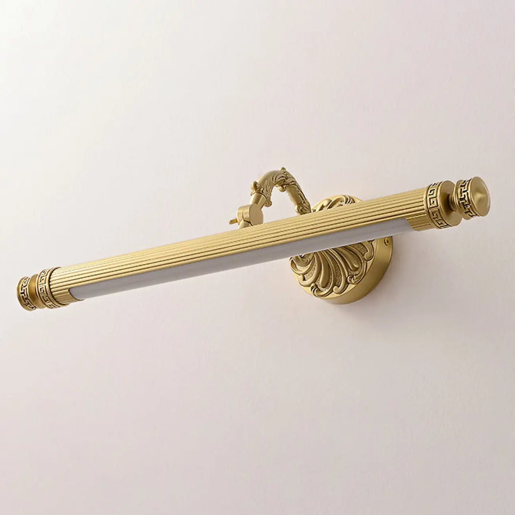 Gold Bathroom LED Wall Sconce Fixture with Warm Light