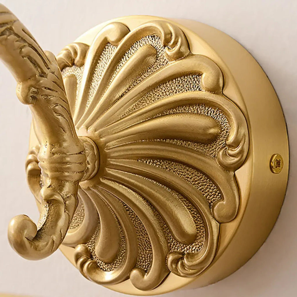 Gold Bathroom LED Wall Sconce Fixture with Warm Light