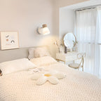 2-Light Modern Wood and Glass Bathroom Vanity Light Fixture