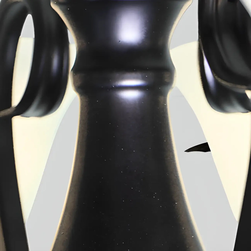 Vintage Bell Black Metal Pendant Chandelier