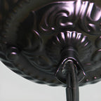 Vintage Bell Black Metal Pendant Chandelier