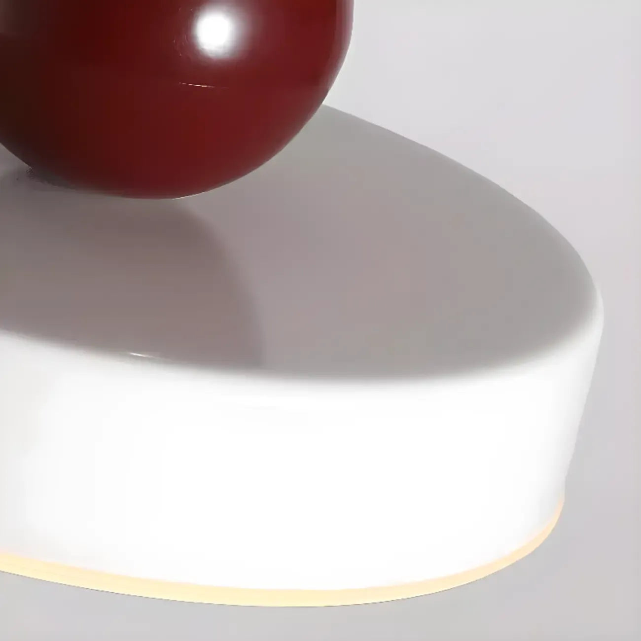 Modern Burgundy Rectangular LED Pendant Light for Living Room