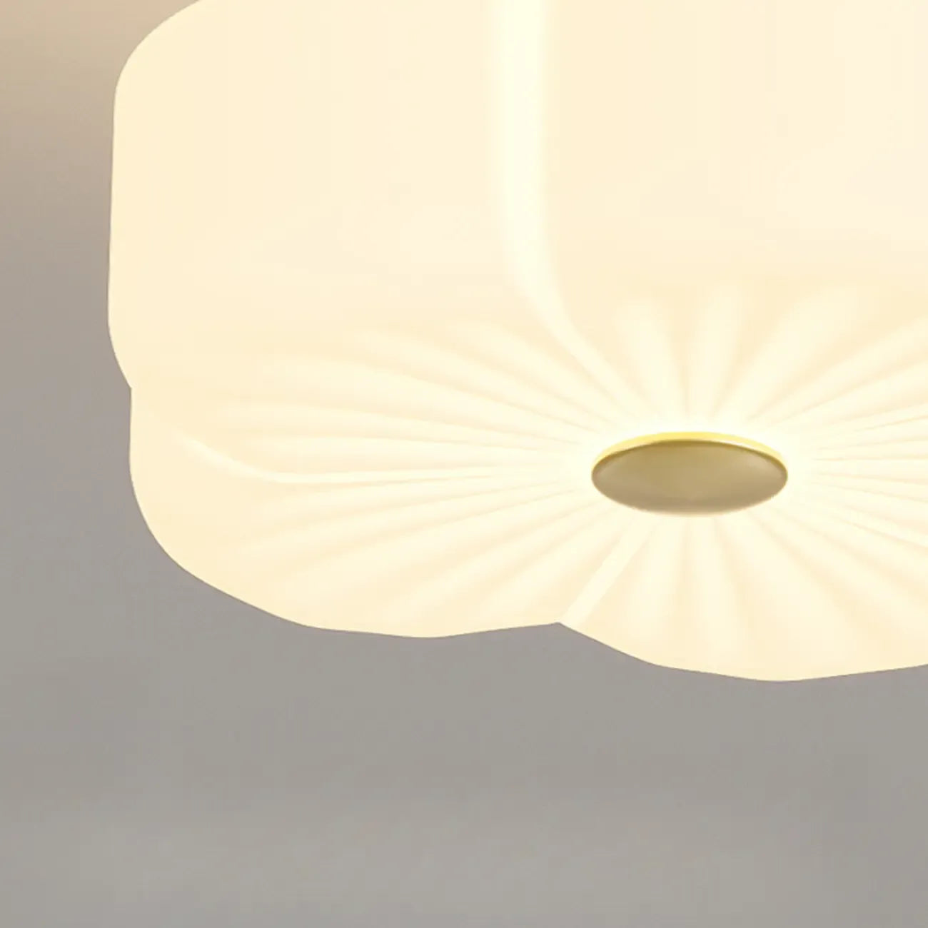 Floral Semi Flush Ceiling Light Fixture for Residential Use