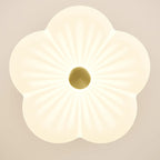 Floral Semi Flush Ceiling Light Fixture for Residential Use