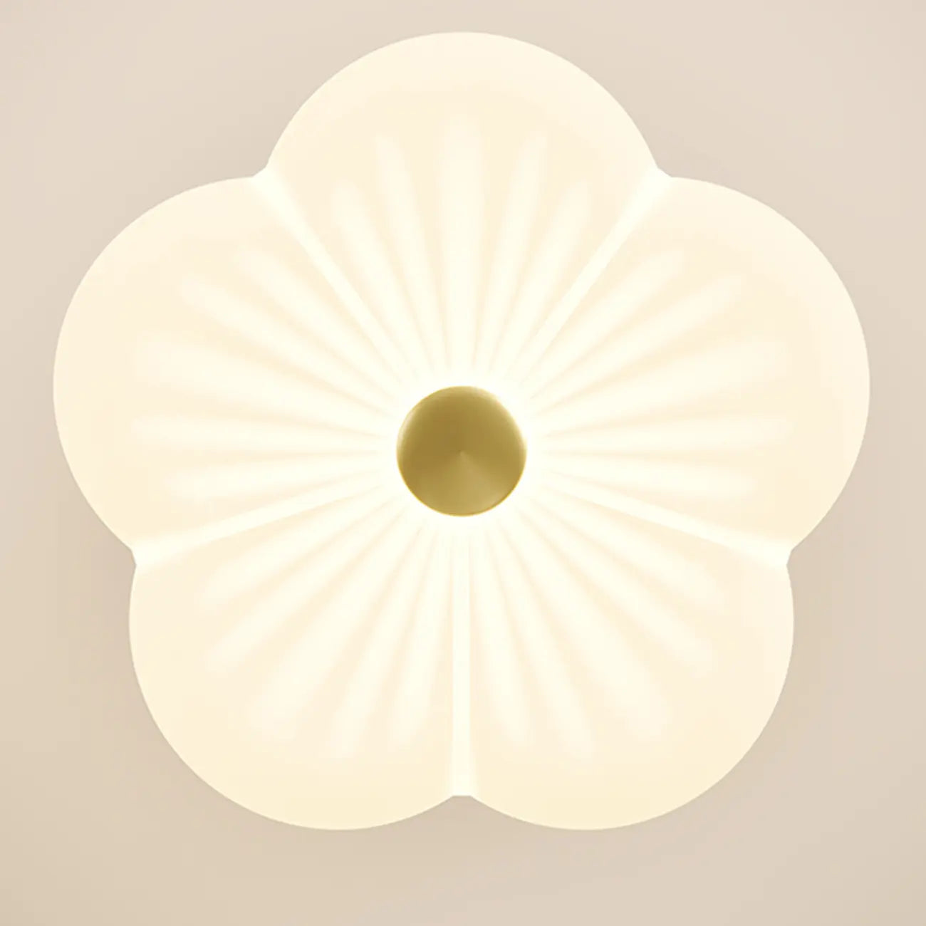 Floral Semi Flush Ceiling Light Fixture for Residential Use