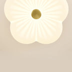 Floral Semi Flush Ceiling Light Fixture for Residential Use