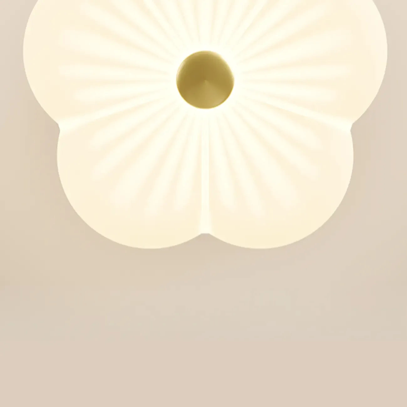Floral Semi Flush Ceiling Light Fixture for Residential Use