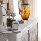 Rustic Freestanding Accent Cabinet for Living Room Decor