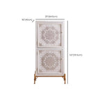 Rustic Freestanding Accent Cabinet for Living Room Decor