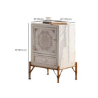 Rustic Freestanding Accent Cabinet for Living Room Decor