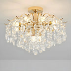 Dining Room Multi-Light Crystal Water Drop Chandelier