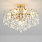 Dining Room Multi-Light Crystal Water Drop Chandelier