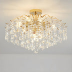 Dining Room Multi-Light Crystal Water Drop Chandelier
