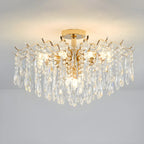 Dining Room Multi-Light Crystal Water Drop Chandelier
