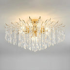 Dining Room Multi-Light Crystal Water Drop Chandelier
