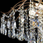 Dining Room Multi-Light Crystal Water Drop Chandelier