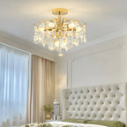 Dining Room Multi-Light Crystal Water Drop Chandelier