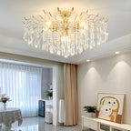 Dining Room Multi-Light Crystal Water Drop Chandelier