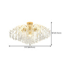 Dining Room Multi-Light Crystal Water Drop Chandelier