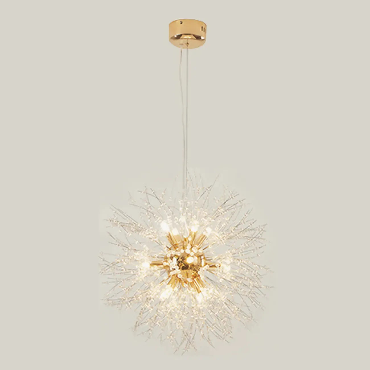 Luxury Crystal Chandelier Starburst with Flexible Length