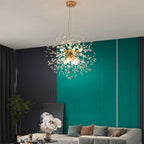 Luxury Crystal Chandelier Starburst with Flexible Length
