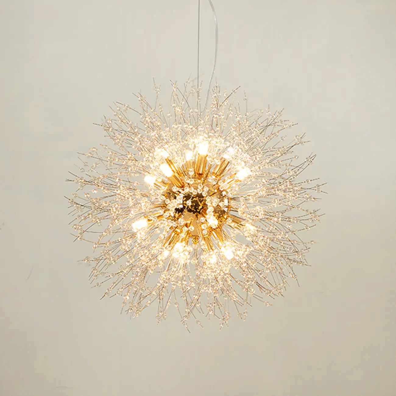 Luxury Crystal Chandelier Starburst with Flexible Length