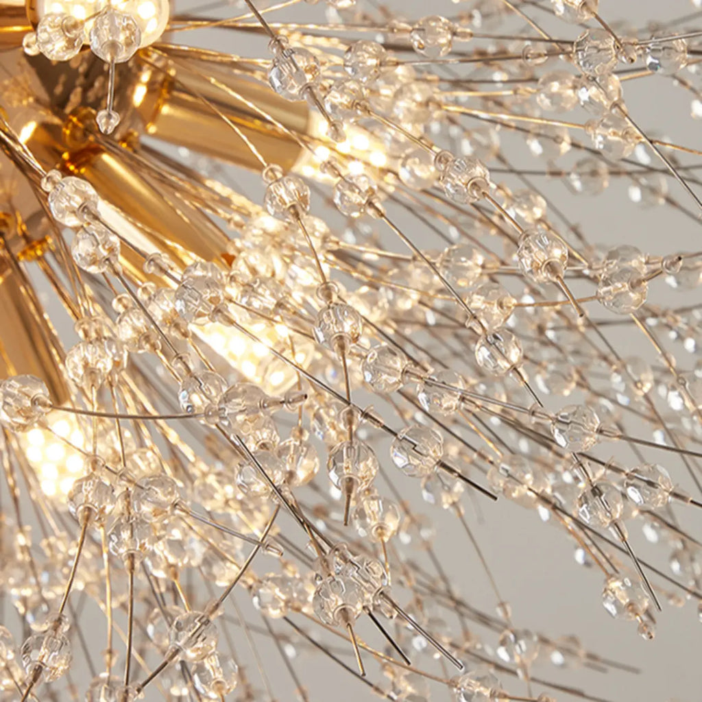 Luxury Crystal Chandelier Starburst with Flexible Length